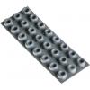 SJ5009 3M Válcovitý Polyuretan Samolepicí nohy 22.3 mm 10.2mm 10.2 mm