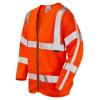 Leo Workwear Oranžová 100% recyklovaný polyester Reflexní vesta 2XL Leo Workwear Oranžová 100% recyklovaný polyester Reflexní vesta 2XL
