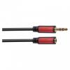 JACK kabel 3,5mm stereo, vidlice - 3,5mm zásuvka 2,5m SM5102 JACK kabel 3,5mm stereo, vidlice - 3,5mm zásuvka 2,5m SM5102