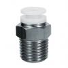 SMC Pneumatický přímý adaptér s vněj. závitem, řada: KG, Nerezová ocel, Zásuvný 12mm, Vnější R 1/2" R