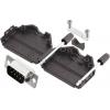 MH Connectors MHDPPK9-DB9P-K sada D-SUB kolíkové lišty 180 ° Pólů: 9 pájecí kalíšek 1 ks