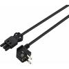Sygonix SY-6676354 připojovací kabel černá 10 m