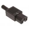 Bulgin Konektor IEC C15, orientace těla: Rovný, Kabel Vnější, 250V 10A Bulgin Konektor IEC C15, orientace těla: Rovný, Kabel Vnější, 250V 10A