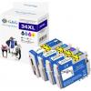 G&G Ink kompatibilní černá, azurová, purppurová, žlutá NP-R2-3471-4 GP-E34XLBKCMY-4P G&G Ink kompatibilní černá, azurová, purppurová, žlutá NP-R2-3471-4 GP-E34XLBKCMY-4P