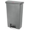 Rubbermaid Commercial Products Nádoba na odpad, Slim Jim 68L, Šedá Pedál víko Polyetylen