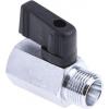 Hydraulický kulový ventil, řada: RS PRO, materiál tělesa: Chromovaná mosaz G RS PRO