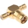 Radiall Adaptér RF, orientace těla: T, 50 Ω, 4GHz Vnější, typ kabelu: Koaxiální Vnější, obklad těla: Zlato přes nikl, Radiall Adaptér RF, orientace těla: T, 50 Ω, 4GHz Vnější, typ kabelu: Koaxiální Vnější, obklad těla: Zlato přes nikl,