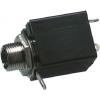 Lumberg Konektor jack, Montáž na rám, Stereo, Pájecí Vnitřní, 6.35 mm 3 2A barva Černá, orientace těla: Rovný, materiál