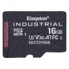 MicroSD 16 Gb MicroSDHC Průmyslová třída TLC Kingston, řada: SDCIT2 Třída 10, U3, A1, UHS-I 85 °C -40 °C