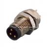 Vidlice M8A, 3 piny, panel, 60 V / 3 A, IP67