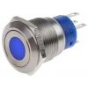 RS PRO Tlačítkový spínač IP67 SPDT Panel Blokování Osvětlené 19.2 mm 5 A, barva LED: Modrá 12 V dc 250 V ac RS PRO Tlačítkový spínač IP67 SPDT Panel Blokování Osvětlené 19.2 mm 5 A, barva LED: Modrá 12 V dc 250 V ac