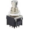 TRU COMPONENTS TC-12193712 Tlačítkový spínač 3P2T s přímým kolíkem Spínací proud (max.): 4 A 1 ks TRU COMPONENTS TC-12193712 Tlačítkový spínač 3P2T s přímým kolíkem Spínací proud (max.): 4 A 1 ks