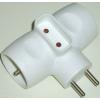 RS PRO Adaptér Francie, 3cestný adaptér Evropa, Adaptér 16A RS PRO Adaptér Francie, 3cestný adaptér Evropa, Adaptér 16A