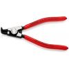 Kleště na pojistné kroužky, celková délka: 125mm 1, Chrom-vanadová ocel Knipex Ohnutý nos