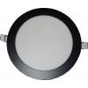 Podhledové LED svítidlo 15 W, 190 mm, 3000 K, vestavné, černé Podhledové LED svítidlo 15 W, 190 mm, 3000 K, vestavné, černé