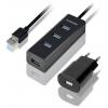 AXAGON HUE-S2BP USB Hub 4 porty USB-A, microUSB USB 3.2 Gen1 5 GBit/s AXAGON HUE-S2BP USB Hub 4 porty USB-A, microUSB USB 3.2 Gen1 5 GBit/s