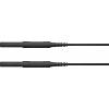 Schützinger HSPL 8568 / AWG16 / 100 / SW bezpečnostní měřicí kabely zástrčka 4 mm zástrčka 4 mm černá 1 ks