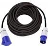 Max Hauri 162413 napájecí prodlužovací kabel, 16 A, modrá, černá, 15.00 m