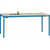 Manuflex LD1906.5007 ESD ESD pracovní stůl UNIDESK s plastové desky, briliantově modrá RAL 5007, Šxhxv = 1200 x 800 x 723-733 mm brilantní modrá (RAL 5007)