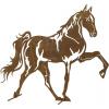 Siena Garden dekorativní figurka Mustang ocelový plech hnědá Siena Garden dekorativní figurka Mustang ocelový plech hnědá