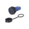 Spojka, řada: M22, počet portů: 2portový Stíněné USB 3.0, Spojka Encitech Connectors