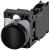 Siemens Tlačítkový spínač, řada: SIRIUS ACT 3SU11 IP66, IP67, IP69K SPST Deska 22 mm Černá Siemens Tlačítkový spínač, řada: SIRIUS ACT 3SU11 IP66, IP67, IP69K SPST Deska 22 mm Černá