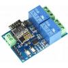 Modul 2× relé ESP8266 s WiFi modulem ESP-01, napájení 5 V