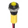 Indikátor pro montáž do panelu, řada: RS PRO Jasně žlutá, typ žárovky: LED RS PRO 2V dc 8 mm, IP67 Indikátor pro montáž do panelu, řada: RS PRO Jasně žlutá, typ žárovky: LED RS PRO 2V dc 8 mm, IP67