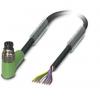 Kabel ovladače snímače, A: Vnější, A: M8, Pravoúhlý 8, B: Volný konec kabelu, 300V ac, IP65, IP67, IP68, řada: SAC-8P-M Kabel ovladače snímače, A: Vnější, A: M8, Pravoúhlý 8, B: Volný konec kabelu, 300V ac, IP65, IP67, IP68, řada: SAC-8P-M