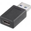 Renkforce USB adaptér [1x USB 3.0 zástrčka A - 1x USB-C® zásuvka]