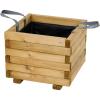 Siena Garden TAUNUS TANUSSLIM 40 Box na rostliny Borové dřevo, fleece přírodní, černá
