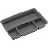 KIS 241458 vkládací krabice , K Latch, stohovatelné, (š x v x h) 545 x 85 x 360 mm, šedá, 1 ks