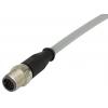Kabel ovladače snímače, A: Vnější, A: Rovný 12, B: Bez koncovky 12, IP67, řada: M12 HARTING 2 m