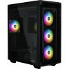 XPG BATTLECRUISER II midi tower PC skříň černá