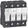 Držák pojistek s montáží na lištu DIN 32A 690V ac Schneider Electric 10 x 38 mm 3pólový Držák pojistek s montáží na lištu DIN 32A 690V ac Schneider Electric 10 x 38 mm 3pólový