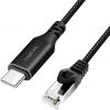 LogiLink USB 3.0 kabelový adaptér [1x USB-C® USB 3.2 (Gen 1) - 1x RJ45 zástrčka 8p8c] CU0417 15.00 m