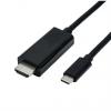 Roline Kabel USB Vnější, A: USB typu C, 5 m Vnější, Černá, B: HDMI Roline Kabel USB Vnější, A: USB typu C, 5 m Vnější, Černá, B: HDMI