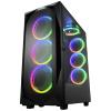 Sharkoon Sharkoon REV300 - Tower - E-ATX - Seitenteil mit Fenster (gehärtetes Glas) tower PC skříň černá