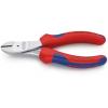 Boční řezačka, celková délka: 140mm, Vícesložková rukojeť Bez Kuželové kapacita řezání 3.1 mm, číslo modelu: Knipex