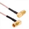 Koaxiální kabel, řada: SMA RG316, Průhledné 152.4 mm 50 Ω Amphenol RF S koncovkou Koaxiální kabel, řada: SMA RG316, Průhledné 152.4 mm 50 Ω Amphenol RF S koncovkou