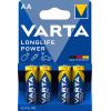 Baterie Varta 4906 (AA/LR6), 1,5 V, alkalické, balení 4 ks