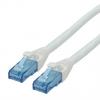 Roline Cat6a Ethernetové kabely, Bílá, Nízko dýmivý bezhalogenový 10 m 8, typ pláště: Nestíněný Nestíněný Roline Cat6a Ethernetové kabely, Bílá, Nízko dýmivý bezhalogenový 10 m 8, typ pláště: Nestíněný Nestíněný