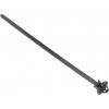 HellermannTyton 155-05800, T50SOSFT6E-PA66HIRHS, stahovací pásky, 4.60 mm, 160 mm, černá, s rozpěrnou kotvou a talířem, 1 ks
