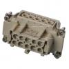 Kontaktní vložka HDC DE-010-F, zásuvka, 10 pinů, 500 V / 16 A