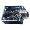 Jack zásuvka 3,5 mm stereo, plast, 2× vypínač Jack zásuvka 3,5 mm stereo, plast, 2× vypínač