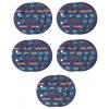 Bosch Accessories 2608902429 Sada brusných kotoučů Průměr 125 mm Zrnitost=60, 80, 120, 240, 180 1 ks