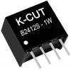 DC-DC měnič K-CUT B2412S-1W, 24 V → 12 V, 1 W, izolovaný DC-DC měnič K-CUT B2412S-1W, 24 V → 12 V, 1 W, izolovaný