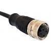 Kabel ovladače snímače, A: Vnitřní, A: Rovný 5, B: Bez koncovky, 60V 4, IP67, řada: M12 Bulgin 1 m