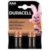 Baterie Duracell Basic Duralock AAA (LR03), 1,5 V, balení 4 ks