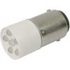 CML 1864035W3 indikační LED studená bílá BA15d 24 V/DC, 24 V/AC 2400 mcd